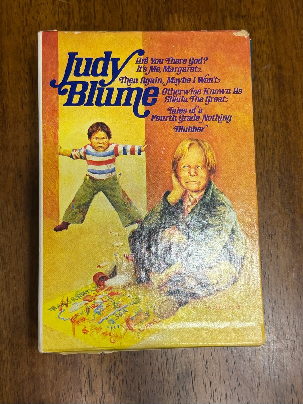 Vintage 1978 Judy Blume Book Box Set (Are You There God?, Then Again, Otherwise)
